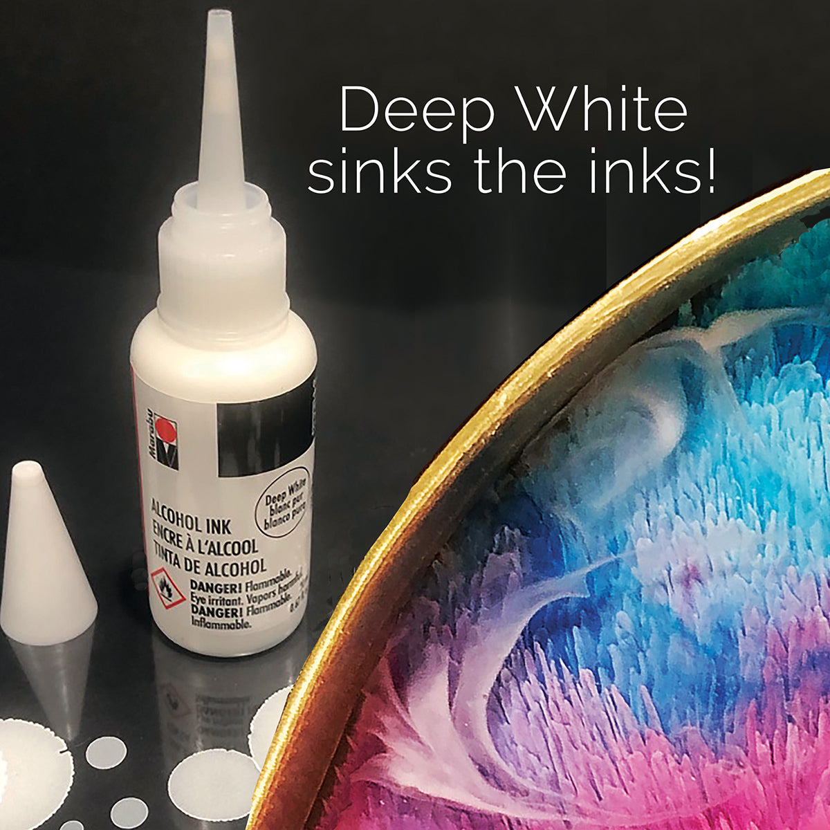 White Alcohol Ink Sinker: Shop Our Alcohol Ink Sinker – ArtResin