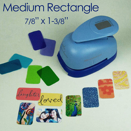 Vaessen Creative Craft Paper Punch XXXL, Scalloped Rectangle, for DIY  Projects, Scrapbooking and Card Making, 12.7 x 8.5 x 6.7 cm, Multi-Colour