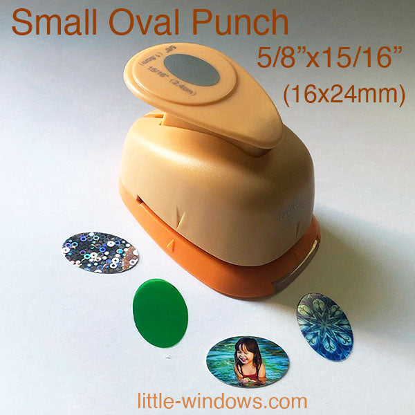 small hole punch oval shape hole
