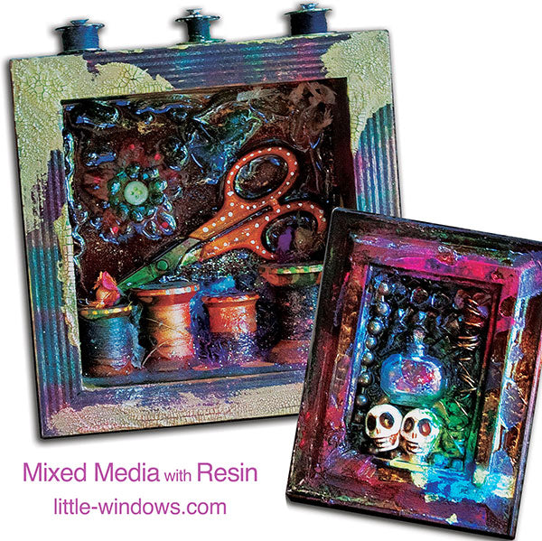 Dramatic Effects with Alcohol Inks in Resin - Feathering & Swirls