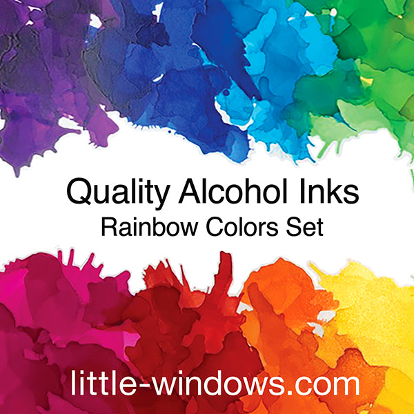 We R Spin It Alcohol Ink 9/Pkg-Rainbow – American Crafts
