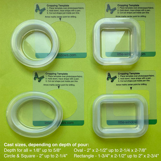 Small Ovals Resin Mold for resin jewelry making – Little Windows Brilliant  Resin and Supplies