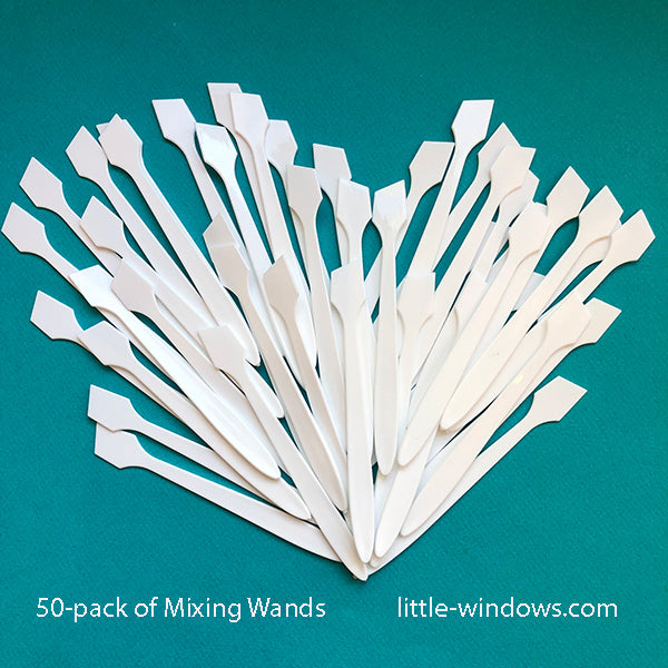 Resin Mixing Wands 10pk, angled for thorough mixing, easy application –  Little Windows Brilliant Resin and Supplies